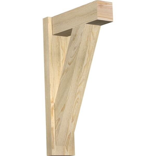 Ekena Millwork Traditional Block Rough Sawn Outlooker, Douglas Fir, 6"W x 18"D x 30"H OUT06X18X30TRA05RDF - main